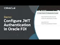 How to Configure JWT for Standalone Oracle Fusion Data Intelligence