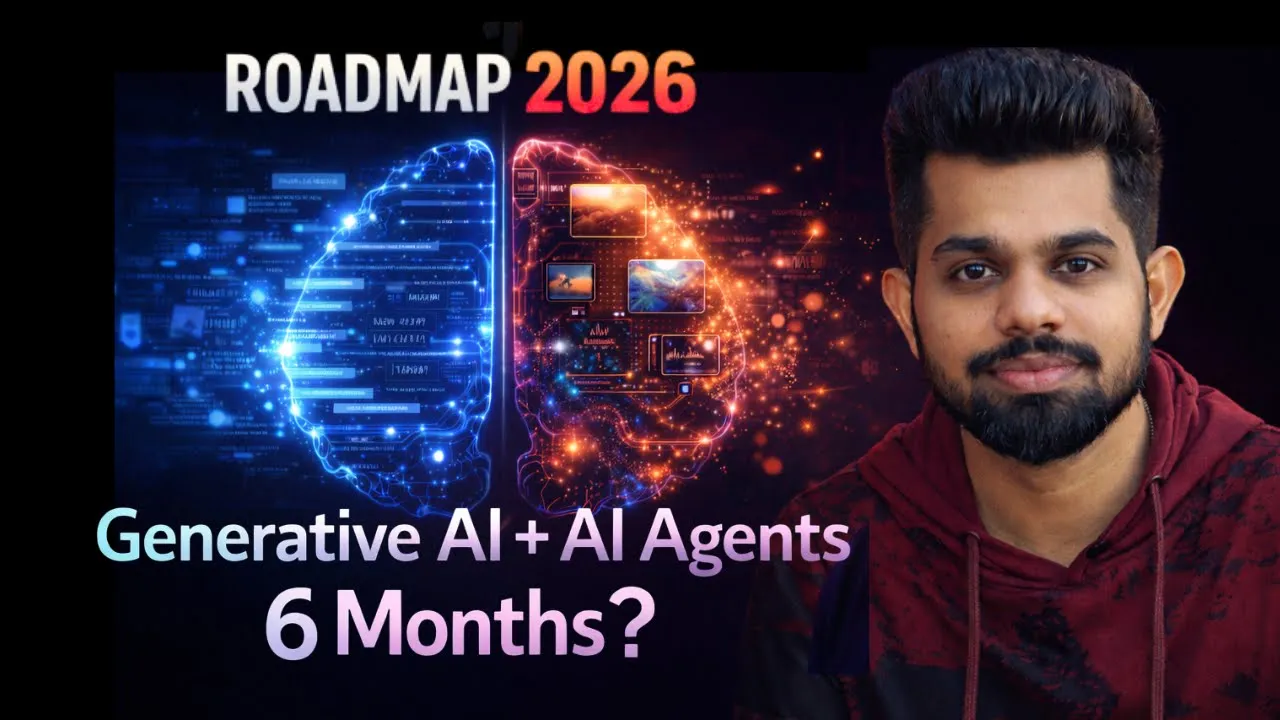 Master Generative AI & AI Agents in 6 months | Generative AI Roadmap 2026