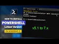 How to Install the Latest PowerShell 7 on Windows 11 Upgrade from 5 1