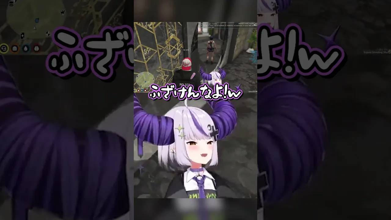 ギャンブル中毒者となってしまった音乃瀬奏が逃げた先がゴミすぎて泣いてしまう大空スバル署長とラプ様www【#holoGTA/ラプラス・ダークネス/ホロライブ】#shorts