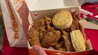 Trying Popeyes 5 Piece Fried Chicken 2 Can Dine for 8 99