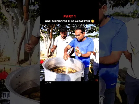World's Biggest Paratha 🤤 At Home #shorts