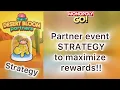 Partner event strategy to maximize rewards daily