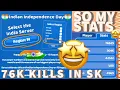Smash Karts--New update so my stats 76k kill in sk smash karts io