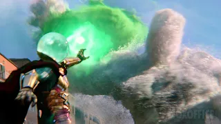 mysterio vs water monster full fight spider man far from home clip 4k
