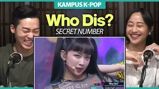 Download Reaksi + Bahas Lirik Who Dis - Secret Number MP3