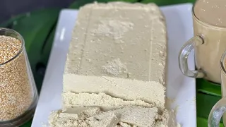 من كوبايه سمسم هانعمل كيلو حلاوه طيحينيه وعلي الميزان وكمان طحينه خام 