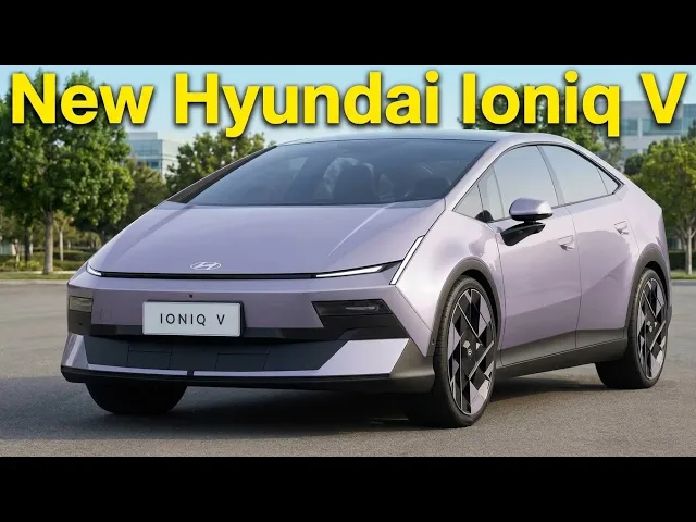 2027 Hyundai Ioniq V First Look: Fluid Styling, 27-Inch 4K Display, and CATL Power