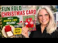 Fun Fold Christmas Card with a Hidden Card Inside