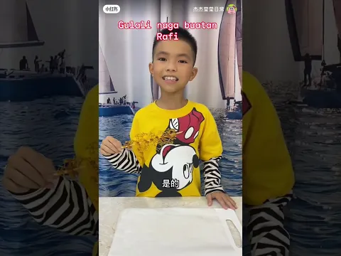 Rafi membuatkan gulali naga yang cantik untuk Selline #shorts #videolucu #dubbing #videokocak
