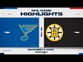 NHL Highlights | Blues vs. Bruins - December 4, 2025