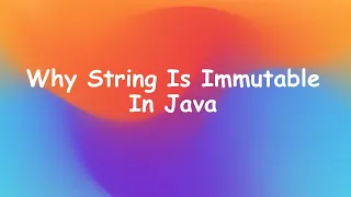 Tricky Interview Question Why String Is Immutable In Java Reasons For String Immutability