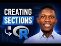 RStudio for Beginners Create Code Sections Install Packages the Right Way