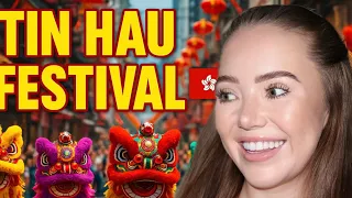 英国女孩在香港庆祝天后诞