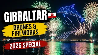 Gibraltar National Day 2026, 500 Drones Light Up Harbour | Epic Night Show You Can’t Miss!🎆