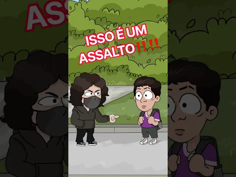 O dia que eu quase fui assaltado ☠️ #shorts #gusttaanimado