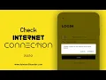 How to Check Internet Connection in Android Studio - No Internet Connection Dialog Android Studio