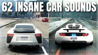 INSANE Car Sounds In Need For Speed Most Wanted 2012 Aka NFS Takedown Sound Roulette 14 
