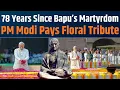 Lagu PM Modi Pays Tribute to Mahatma Gandhi | Remembering the Father of the Nation