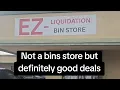Not a bins store but definitely good deals Ez liquidation bins store