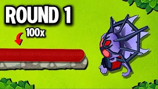 How Far can Each Level 20 HERO Get Against 100X Bloons