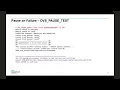 Debugging unit tests with OVS - PAUSE