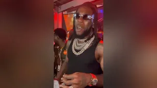 burna boy previews new songs from love damini album at listening party in new york