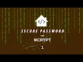 Introduction to bcrypt Secure Password Hashing Basics for Developers