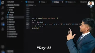 Python program to calculate the count of vowels in a string