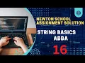 Newton school Assignment ABBA String interview question in java Java top String question