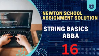 Newton school Assignment ABBA String interview question in java Java top String question