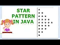 star pattern in java in english star pattern in java using for loop