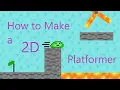 How to make a 2D Platformer in Construct 3 - Part 1 Basics