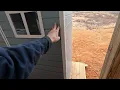 Plastic resin shed sold by Home Depot on easy homemade skid platform update