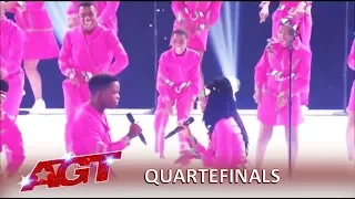 ndlovu youth choir south african group has message of love to america americas got talent