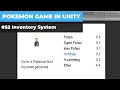 Make A Game Like Pokemon in Unity - Creating Inventory System