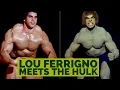 Lou Ferrigno meets The Incredible Hulk