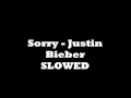 Download Lagu Justin Bieber - Sorry (Slowed Audio)