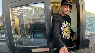 KFC Drive Thru Meal Mashed Sprite Spicy Chicken Sandwich Apple Pie Poppers Escondido CA GFH