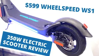 Wheelspeed WS1 350W 15mph 25mi Electric Scooter - Unboxing Assembly Test Ride and Review