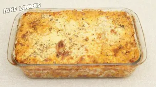 Receita Lasanha de Carne Moida