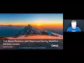 Full Stack Reactive with React and Spring WebFlux