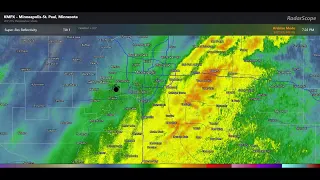 March 4-5 2025 Minnesota Winter Storm Radar Loop