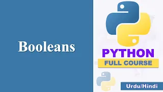 Booleans in Python Python Tutorial in Urdu