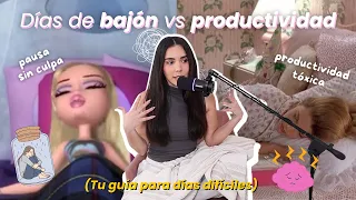 NO ERES FLOJA, estás BAJONEADA 🫂😮‍💨 Tu guía para días difíciles 🦋🌸💫 Ep. 4