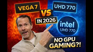 Ryzen 5600G Vega 7 vs i5-13500 U 770 in 2026 No GPU Gaming Showdown