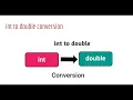 int to double conversion in java How to convert an int to double in Java