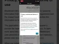 Reconnecting the U Blackboard Mobile App