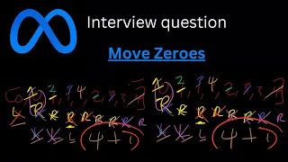 Leetcode 283 Move Zeroes Two-pointers javascript
