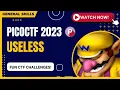 Linux man pages picoCTF 2023 useless Walkthrough